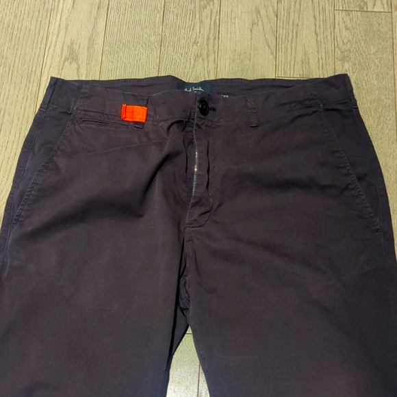 Men's Paul Smith Eggplant Purple Chinos - Size 32R In Excellent Condition - Picture 3 of 8